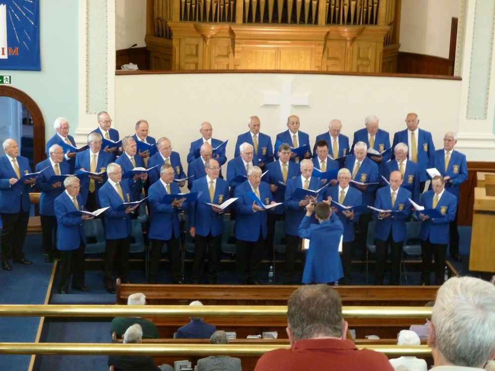 Photo of Castleford Male Voice Choir Concert at Ashbourne Methodist Church in 2013