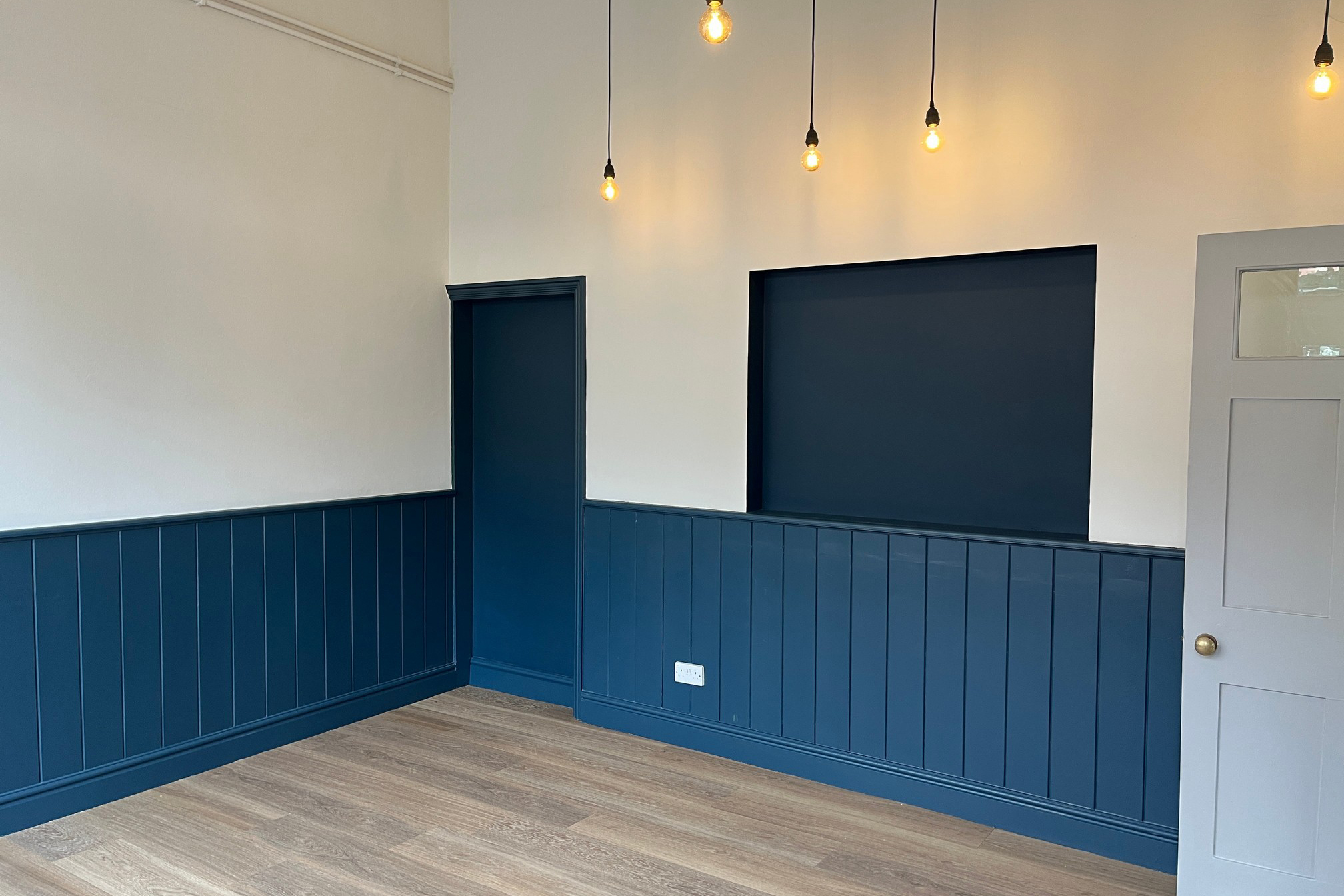 The new layout of one of the rooms in Cornerstone Coffee House