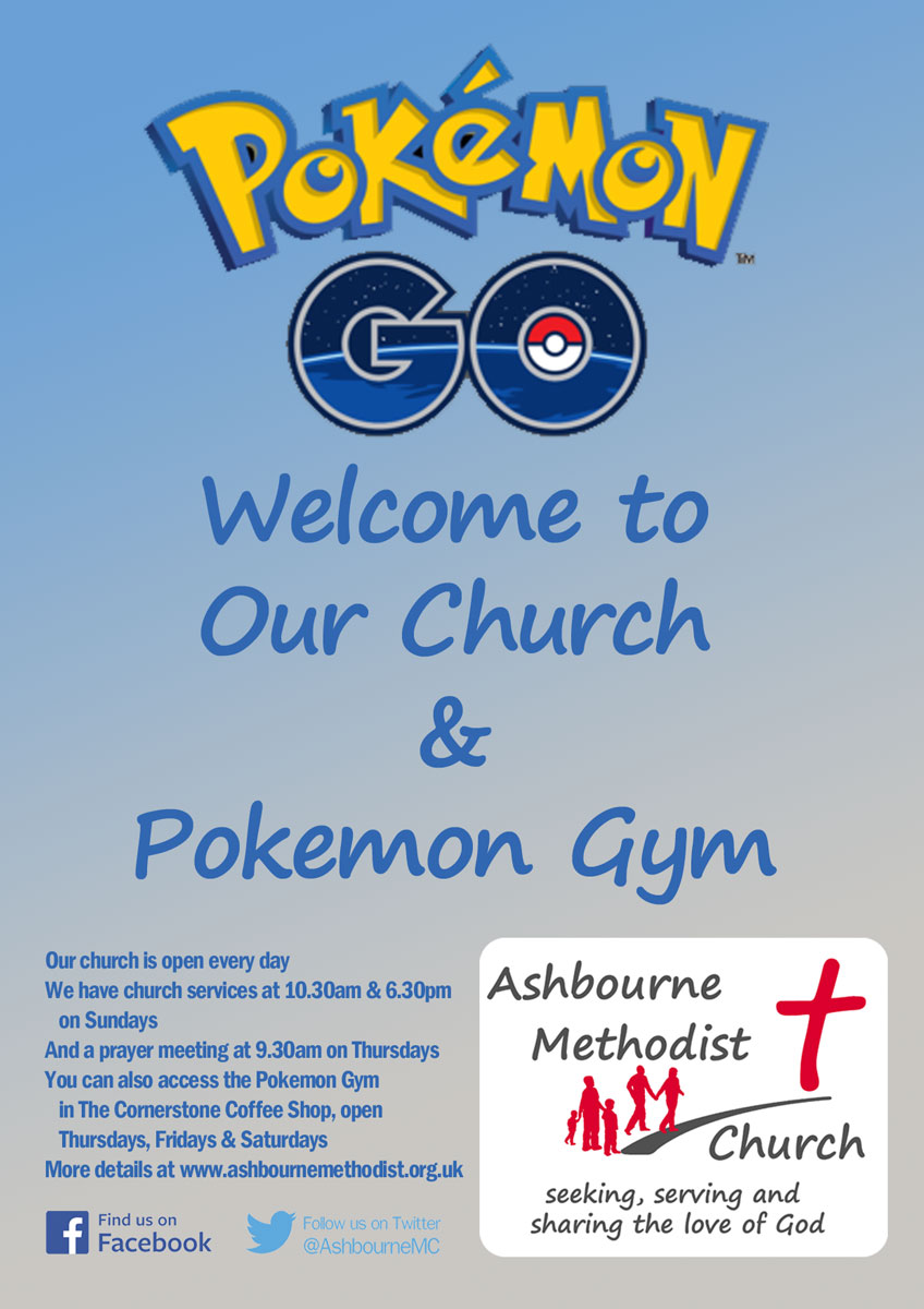 Ashbourne Methodist Pokemon Go
